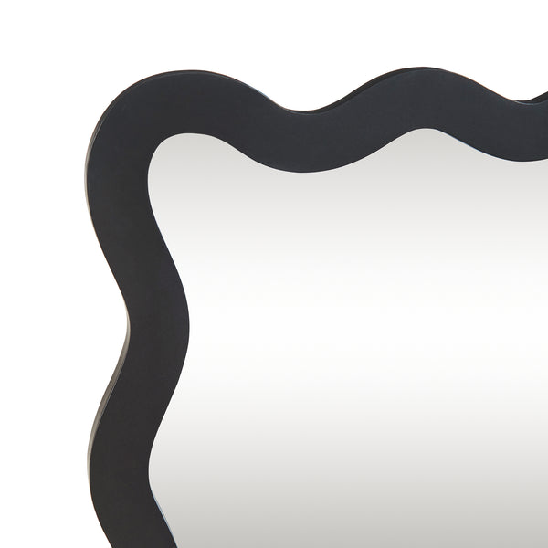 Wandspiegel Koster 90x60 cm Schwarz [en.casa]