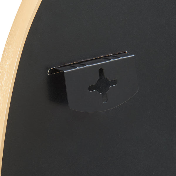 Wandspiegel Lardkapihond 75x53 cm Goldfarben [en.casa]