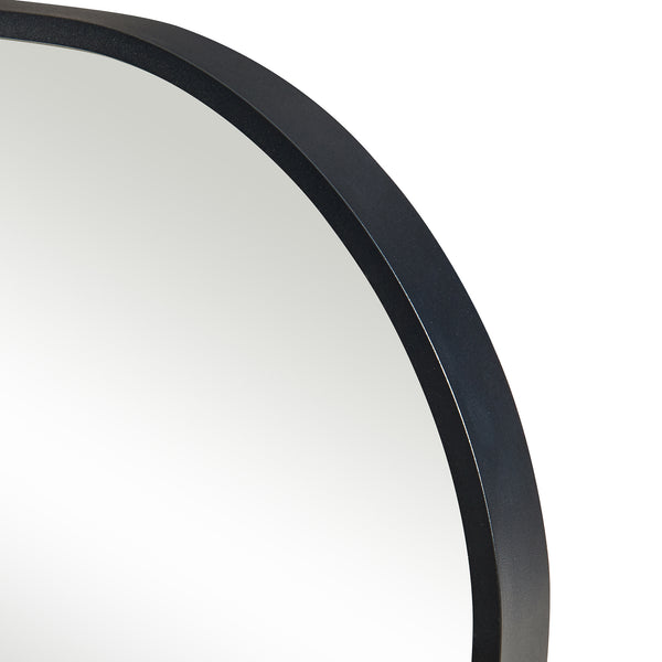 Wandspiegel Tarvindak 120x40 cm Schwarz [en.casa]