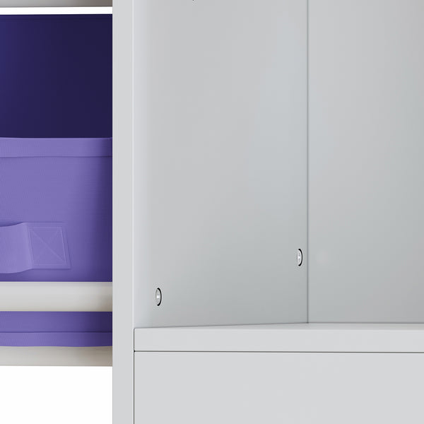 Kinderregal Farusa 80x90x30 cm Aqua Dream Motiv [en.casa]