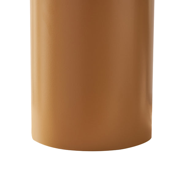 Tischleuchte Kömn Metall 37x30x30 cm Braun [lux.pro]