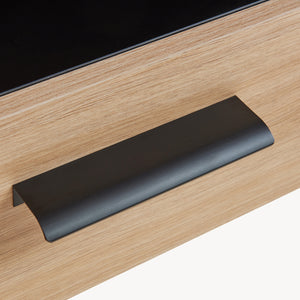 Hängeschrank Noppen 98x60x38 cm Eicheoptik [en.casa]