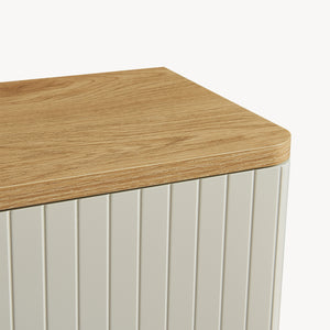 Hängeschrank Ferrersp 50x45x24 cm Eicheoptik/Sandfarben [en.casa]