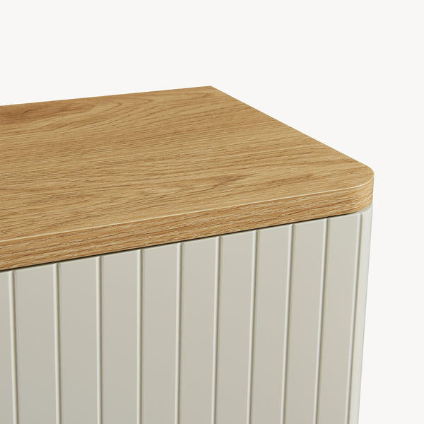 Hängeschrank Ferrersp 50x45x24 cm Eicheoptik/Sandfarben [en.casa]