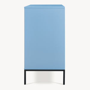 Kommode Colwyn 78x80x40 cm Blau [en.casa]