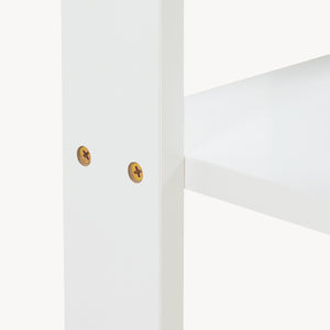 Beistelltisch Thyholm 55x30x30 cm Weiß [en.casa]