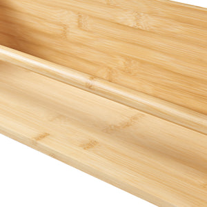 2-in-1 Wandregal Flå Bambus [en.casa]