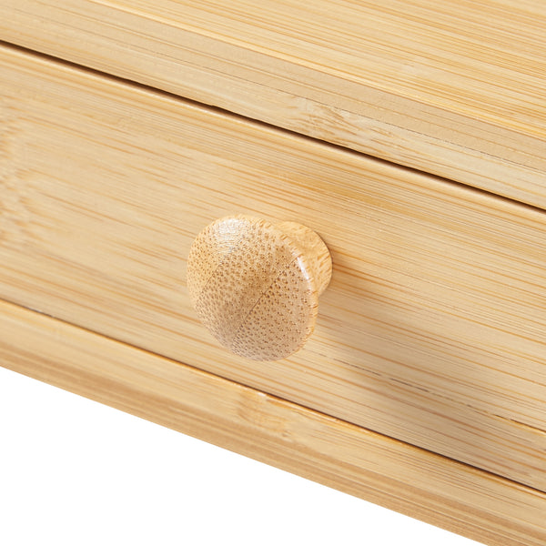 Monitorständer Hallstahammar 56x18x9,5 cm Bambus [en.casa]