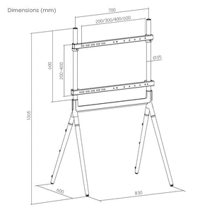 TV-Halterung Vega max. 70 Zoll [pro.tec]