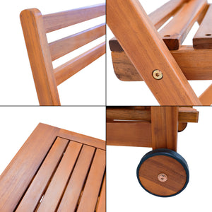 Gartenmöbelset Acerenza 7-tlg. Akazienholz FSC®-zertifiziert [en.casa]