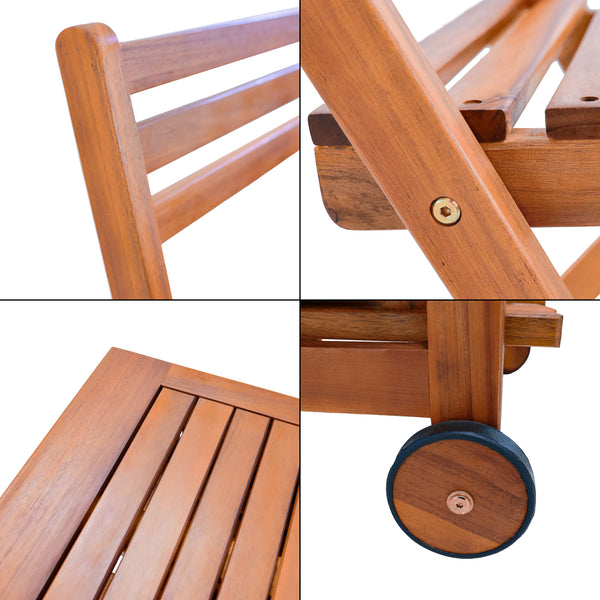 Gartenmöbelset Acerenza 7-tlg. Akazienholz FSC®-zertifiziert [en.casa]