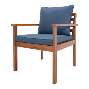 Gartenmöbelset Brittoli 4-tlg. Akazienholz FSC®-zertifiziert [en.casa]