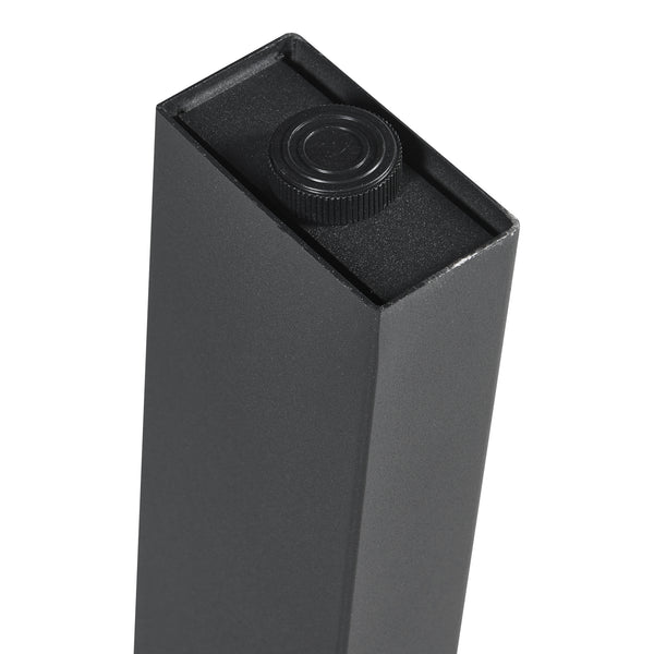 Tischgestell 2er Set Kraftisried 72x70cm Schwarz [en.casa]