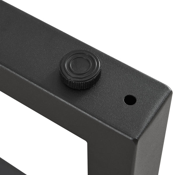 Tischgestell 2er Set Lunderskov 35x50cm Schwarz [en.casa]