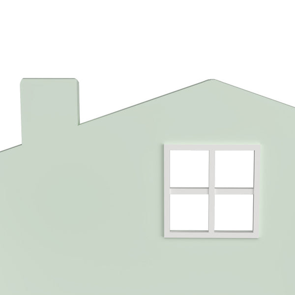 Kinderregal Vipsali 106x60x12 cm Mintgrün/Weiß [en.casa]