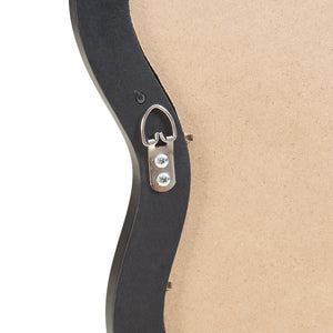 Wandspiegel Koster 90x60 cm Schwarz [en.casa]