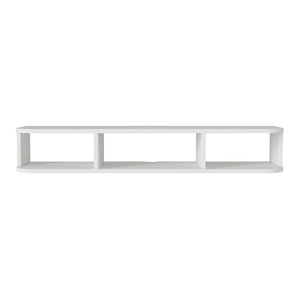 TV-Lowboard hängend Oundsvas 120x30x19 cm Weiß [en.casa]