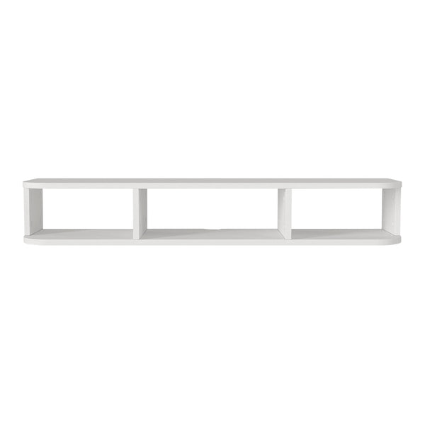 TV-Lowboard hängend Oundsvas 120x30x19 cm Weiß [en.casa]