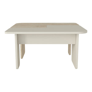 Couchtisch Boneksbelt 2-tlg. Sandstein- und Travertinfarben [en.casa]