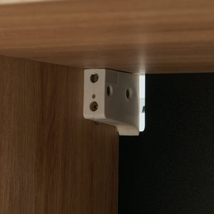 Hängeschrank Noppen 98x60x38 cm Eicheoptik [en.casa]