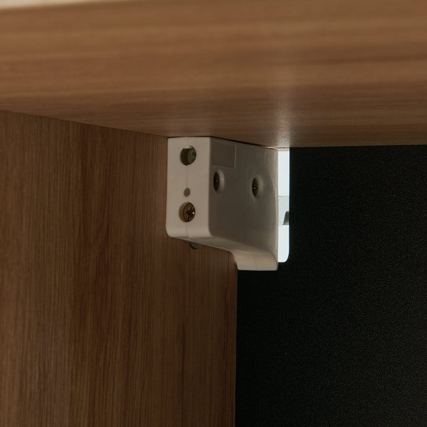 Hängeschrank Noppen 98x60x38 cm Eicheoptik [en.casa]