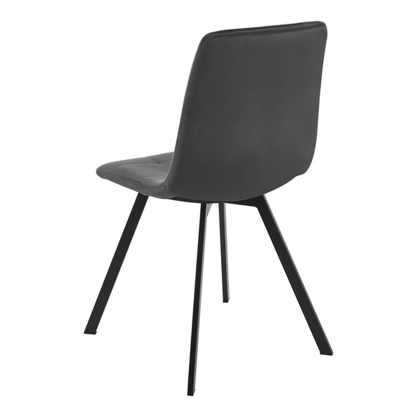 Essgruppe Hemnes 5-teilig Eicheoptik/Dunkelgrau [en.casa]