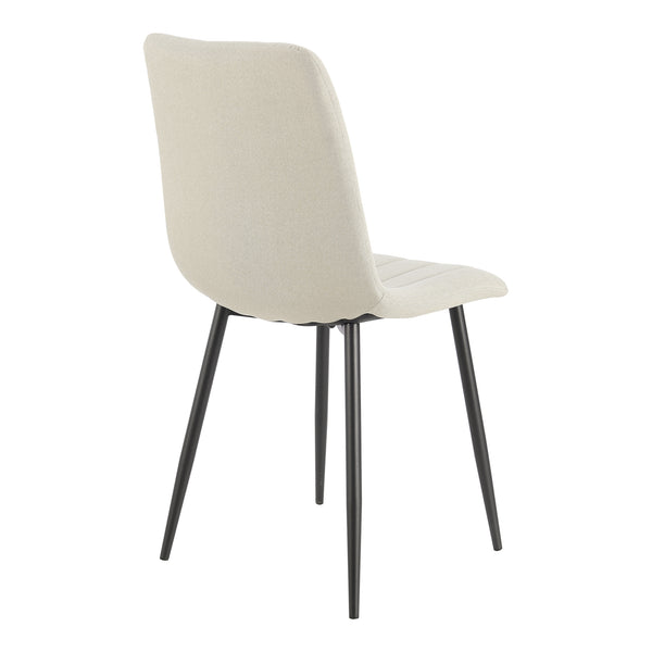 Essgruppe Hemnes 5-teilig Eicheoptik/Beige [en.casa]