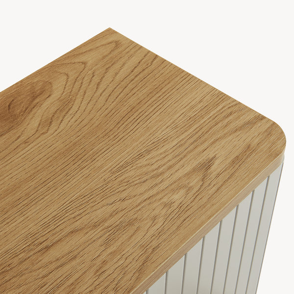 Hängeschrank Ferrersp 50x45x24 cm Eicheoptik/Sandfarben [en.casa]