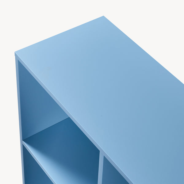 Bücherregal Colwyn 120x80x30 cm Blau [en.casa]