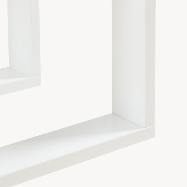 Beistelltisch Thyholm 55x30x30 cm Weiß [en.casa]