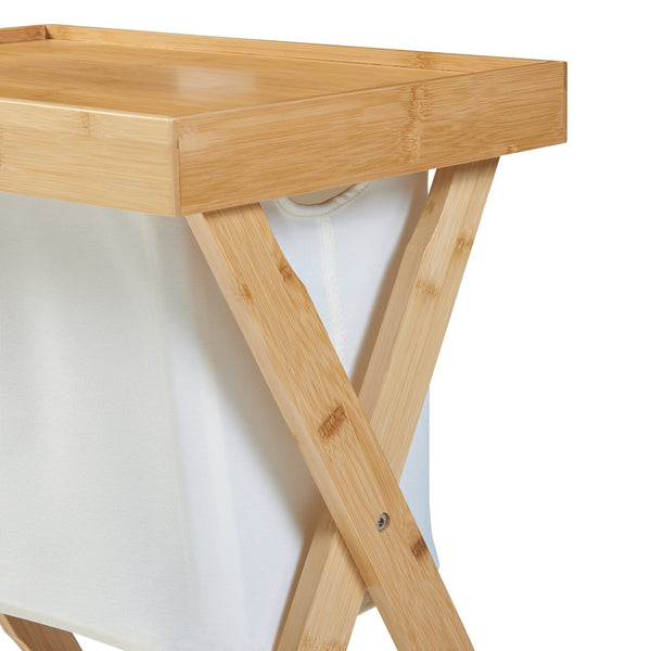 Picknicktisch Hattfjelldal 53x48x32cm Bambus [en.casa]