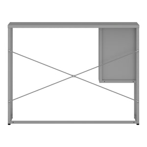 Schreibtisch Sund Stahl 75x100x50 cm Grau [en.casa]