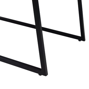 Satztisch Hyllestad 2er Set Schwarz/Betonoptik [en.casa]