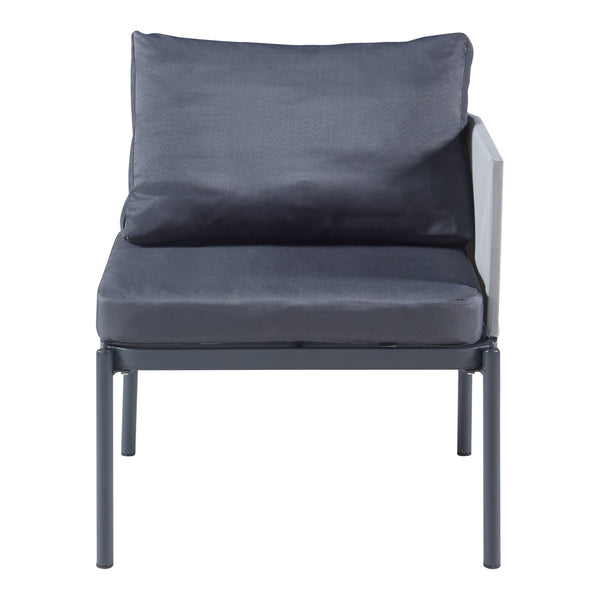 Gartenmöbelset Accettura 3-tlg. Aluminium Grau [casa.pro]