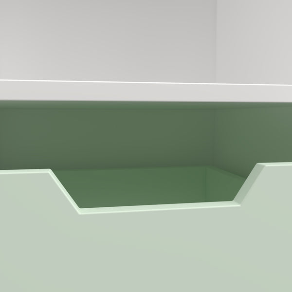 Kindersitzbank mit Regal Vipsali [en.casa]