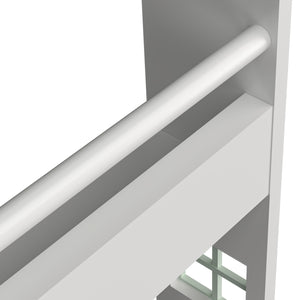 Kinderregal Vipsali 106x60x12 cm Mintgrün/Weiß [en.casa]