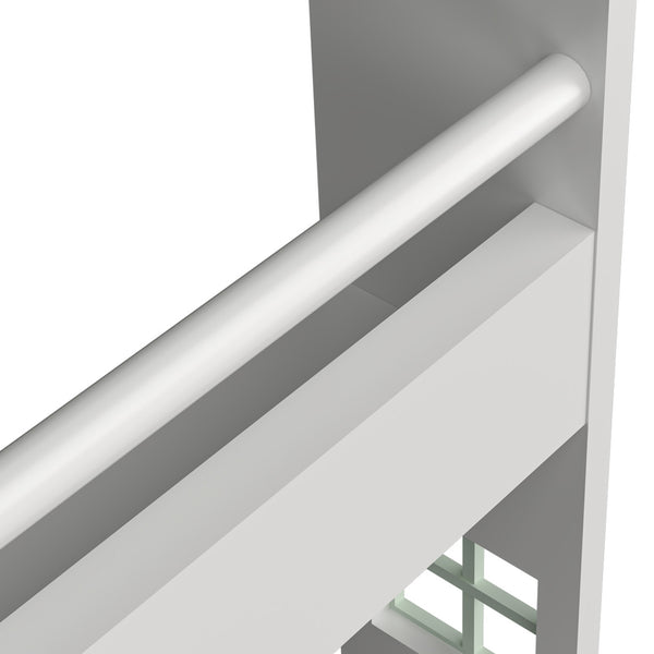 Kinderregal Vipsali 106x60x12 cm Mintgrün/Weiß [en.casa]