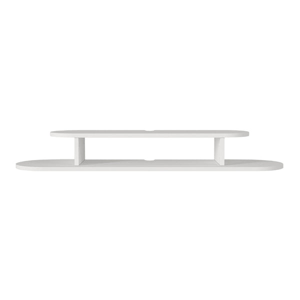 TV-Lowboard hängend Targema 120x30x16 cm Weiß [en.casa]