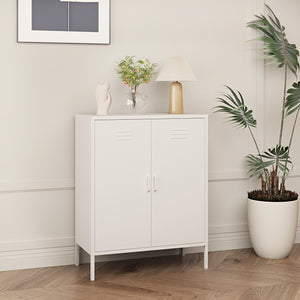 Büroschrank Pyhäranta Metall [en.casa]