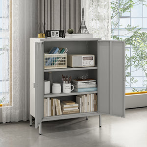 Aktenschrank Hailuoto Stahl [en.casa]