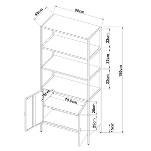 Aktenschrank Hailuoto Stahl [en.casa]