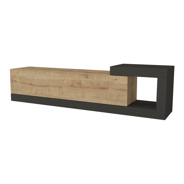 Fernsehschrank Luhanka 150x29,5x38,5cm Eiche in verschiedenen Farben [en.casa]