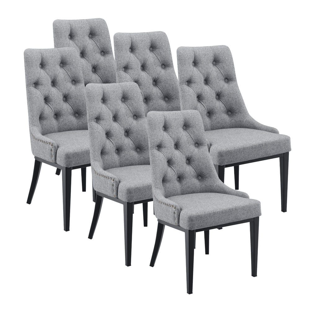 Esszimmerstuhlset Chester [en.casa]