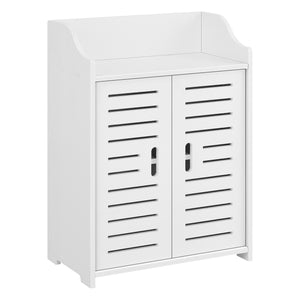 Badezimmerschrank Trosa 62x45x25 cm WPC versch. Farben en.casa