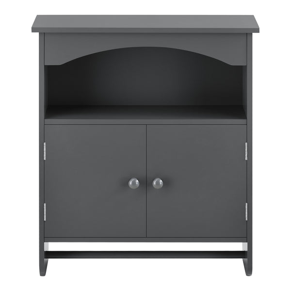 Badezimmerschrank Graz 61x53x15 cm mit Handtuchhalter versch. Farben MDF en.casa