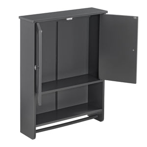 Badezimmerschrank Steyr 65x49x15 cm mit Handtuchhalter MDF versch. Farben en.casa