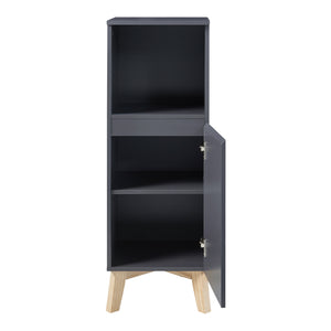 Badezimmerschrank Overath Grau [en.casa]