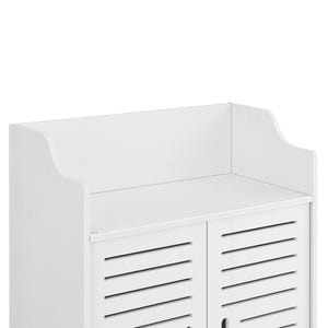 Badezimmerschrank Trosa 62x45x25 cm WPC versch. Farben en.casa
