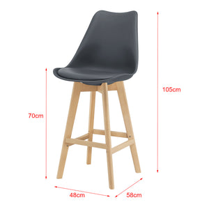 2er-Set Barhocker Lublin in versch. Farben en.casa