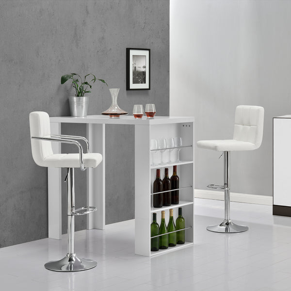 Bartheke Bonn mit 3 Fächer 117x57x107cm [en.casa]